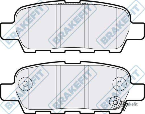 APEC BRAKING stabdžių trinkelių rinkinys, diskinis stabdys PD3280